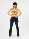 YANYAN KNITS 25 Spring/Summer FLOATEE vest YYK-YYW25-0491-PIN color matching